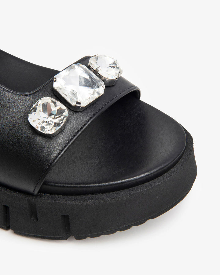 NeroGiardini sandalo E410707D-100 donna nero