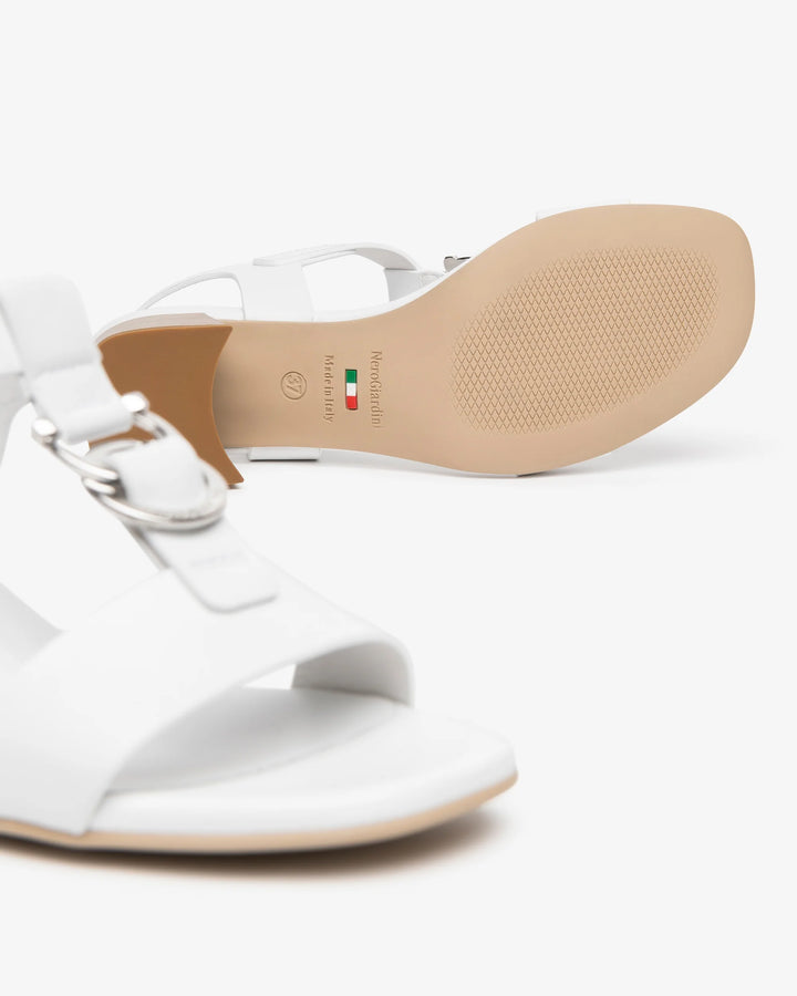 NeroGiardini sandalo E615870D-707 donna bianco