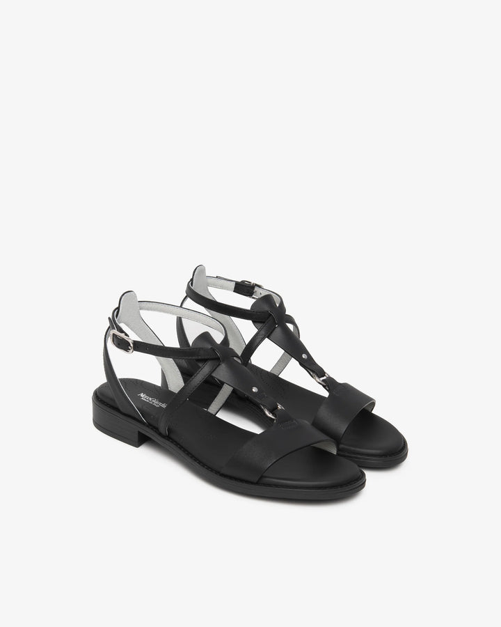 NeroGiardini sandalo E615895D-100 donna nero
