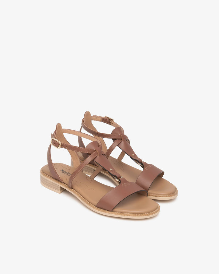 NeroGiardini sandalo E615895D-400 donna cuoio