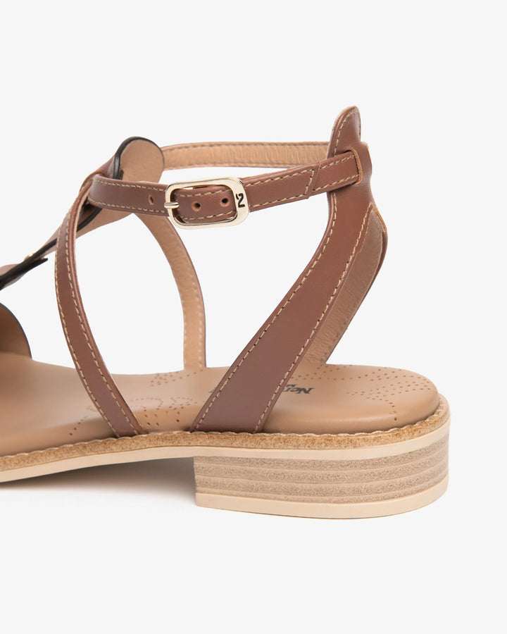 NeroGiardini sandalo E615895D-400 donna cuoio