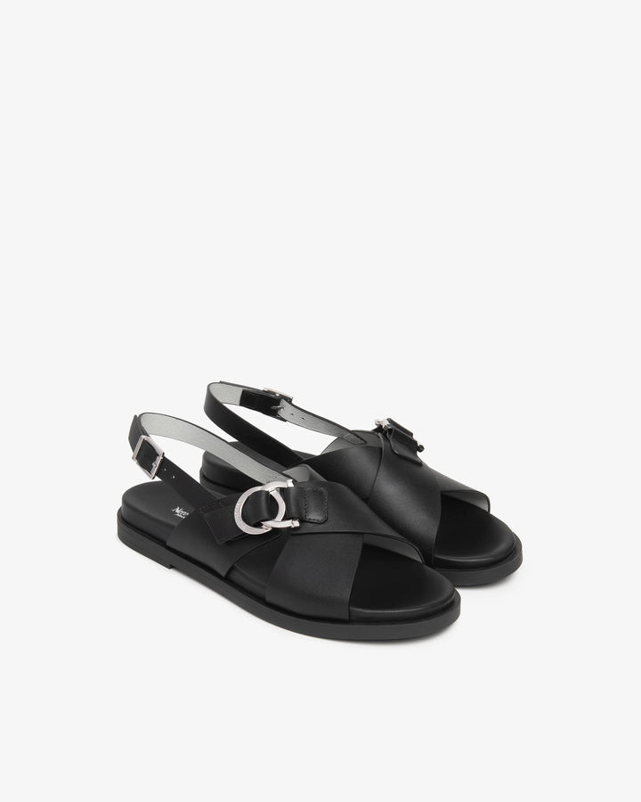 NeroGiardini sandalo E615933D-100 donna nero
