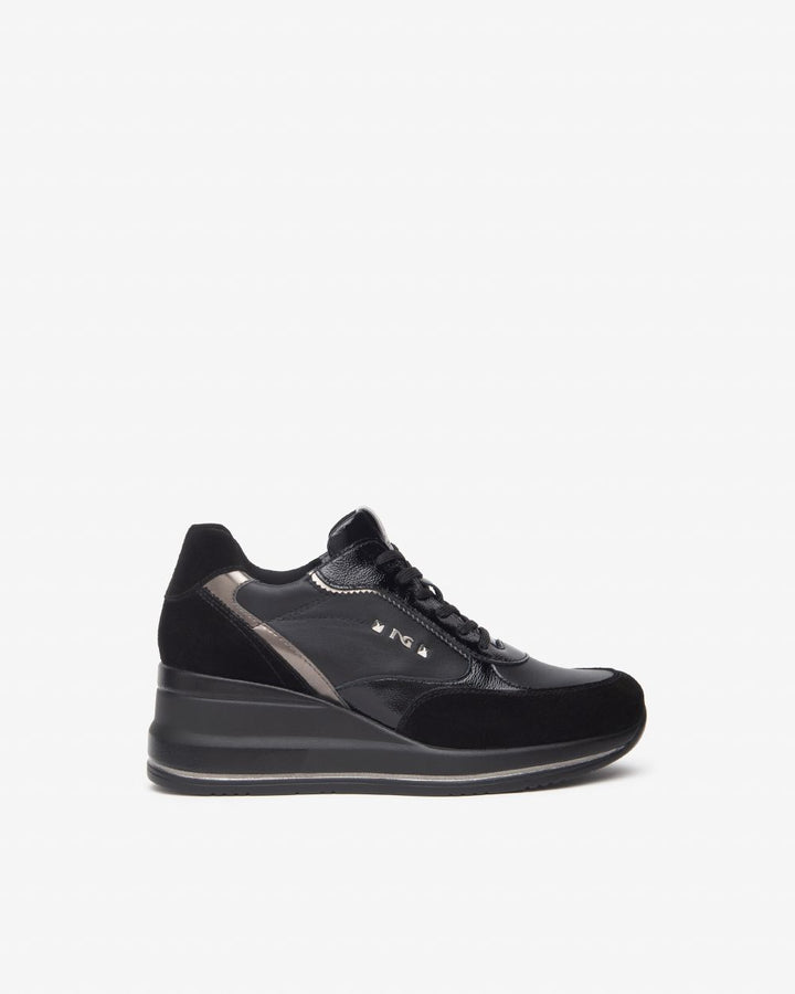 Nero Giardini sneaker zeppa I514130D-100 nero