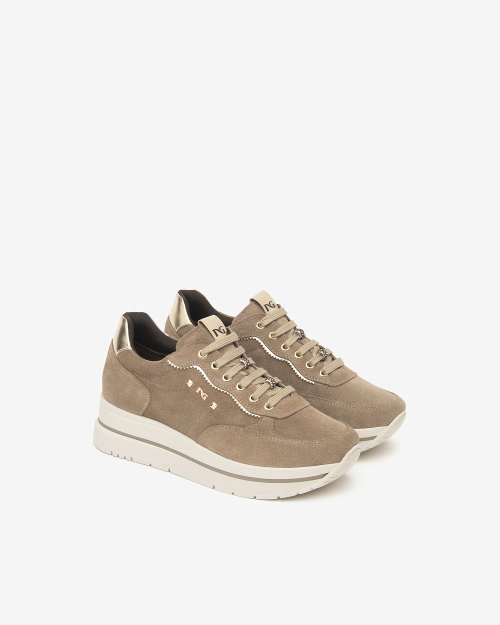 Nero Giardini sneaker suede I514105D-501 beige