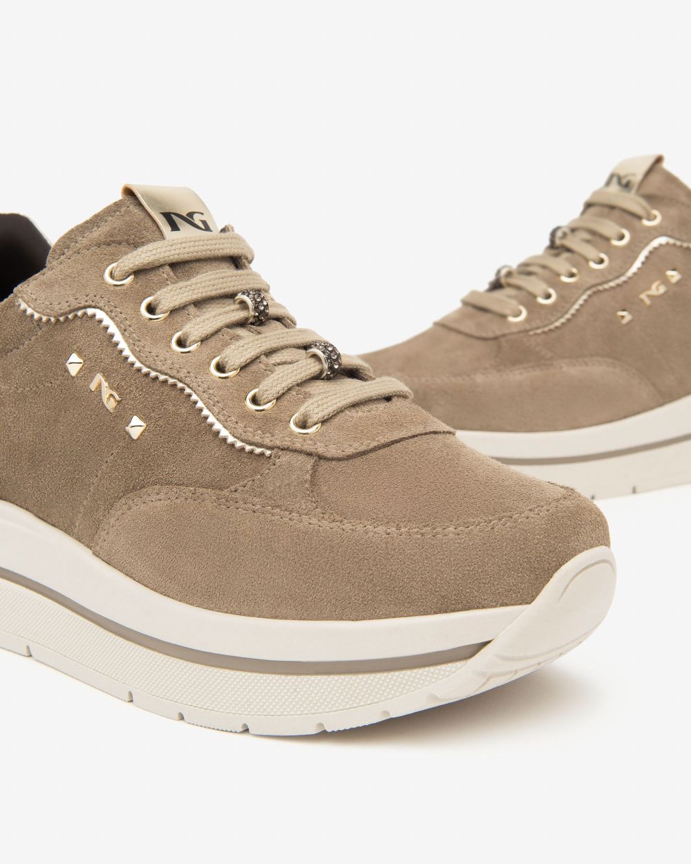 Nero Giardini sneaker suede I514105D-501 beige