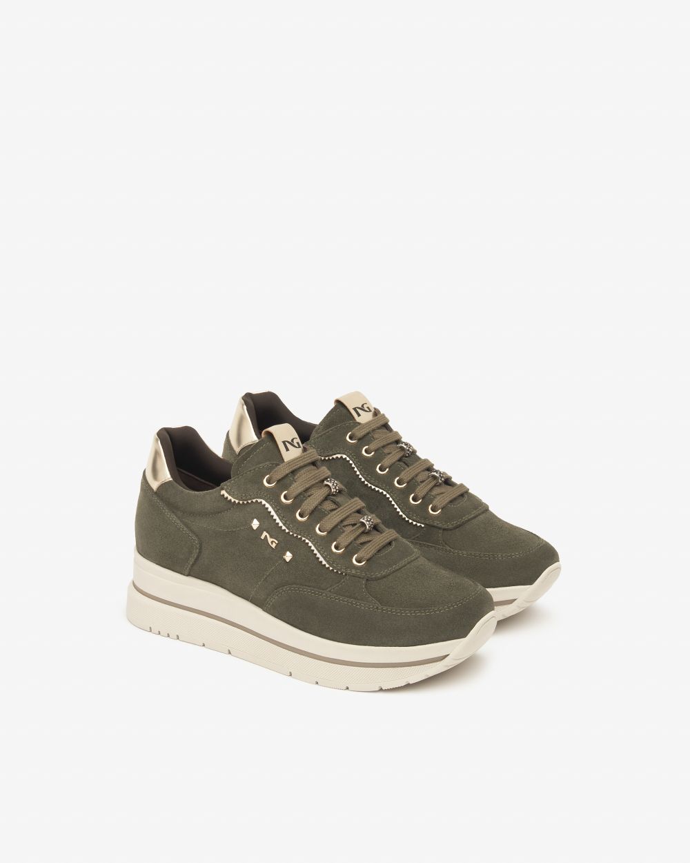 Nero Giardini sneaker suede I514105D-503 verde
