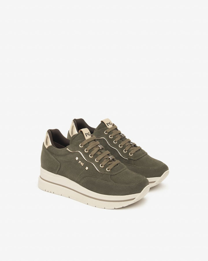 Nero Giardini sneaker suede I514105D-503 verde