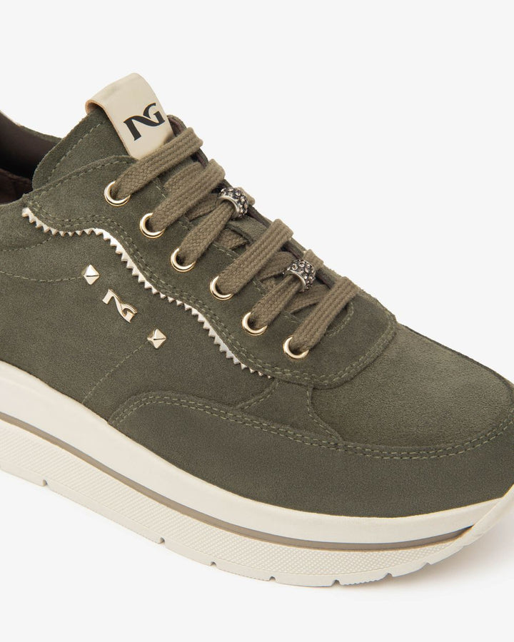 Nero Giardini sneaker suede I514105D-503 verde