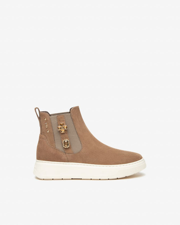 Nero Giardini stivale suede I514172D-501 marrone