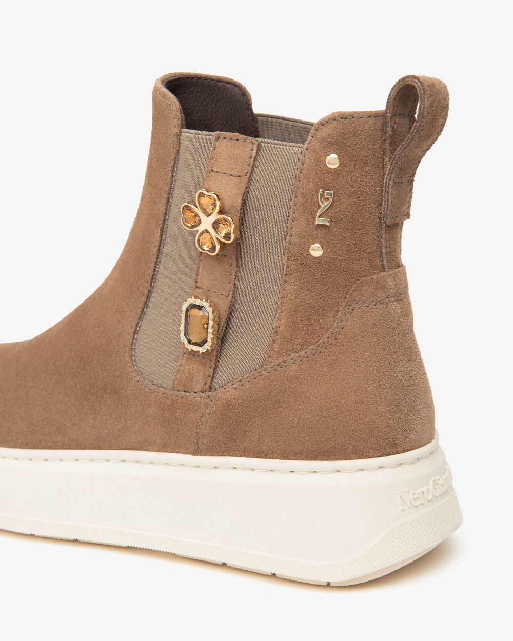 Nero Giardini stivale suede I514172D-501 marrone