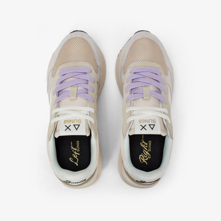 SUN68 Big Ally multicolor sneakers Z45213-31 panna