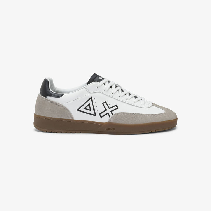 SUN68 California Sun leather sneakers Z45141-01 bianco