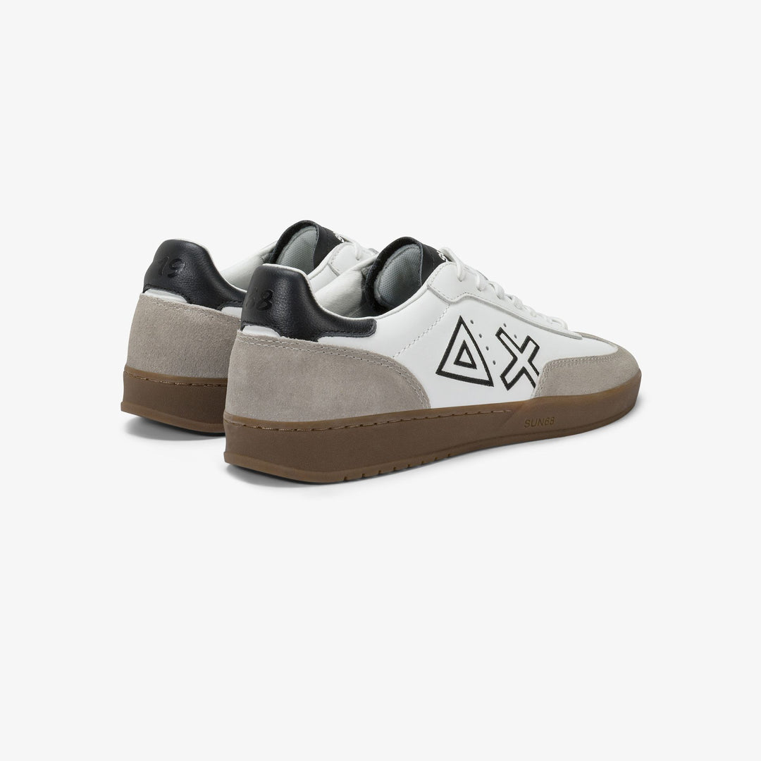 SUN68 California Sun leather sneakers Z45141-01 bianco
