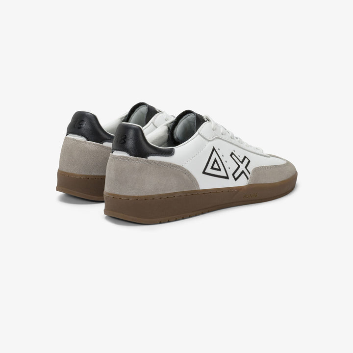 SUN68 California Sun leather sneakers Z45141-01 bianco