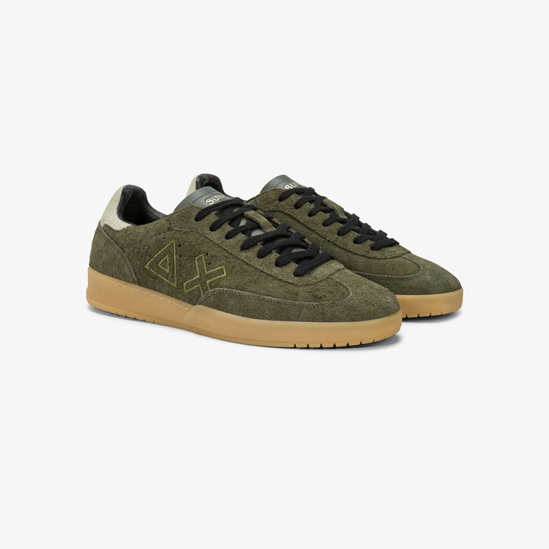 SUN68 California Sun suede sneakers Z45140-74 verde militare