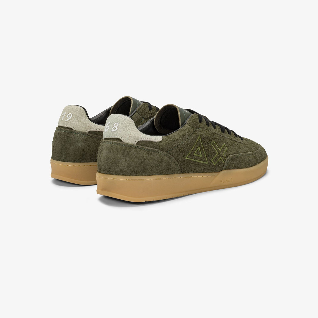 SUN68 California Sun suede sneakers Z45140-74 verde militare