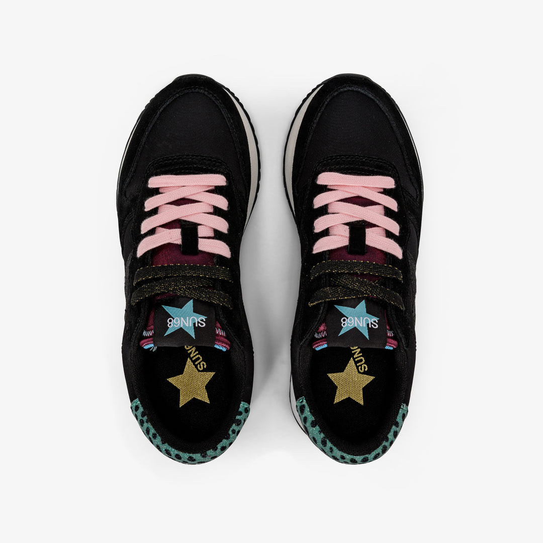 SUN68 STARGIRL GLITTER LOGO Z43210-11 nero