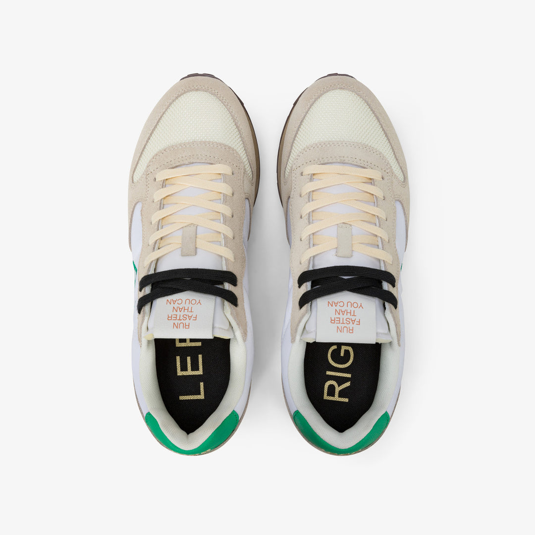 Sun68 TOM VINTAGE Z35105-3188 BIANCO PANNA/VERDE PRATO