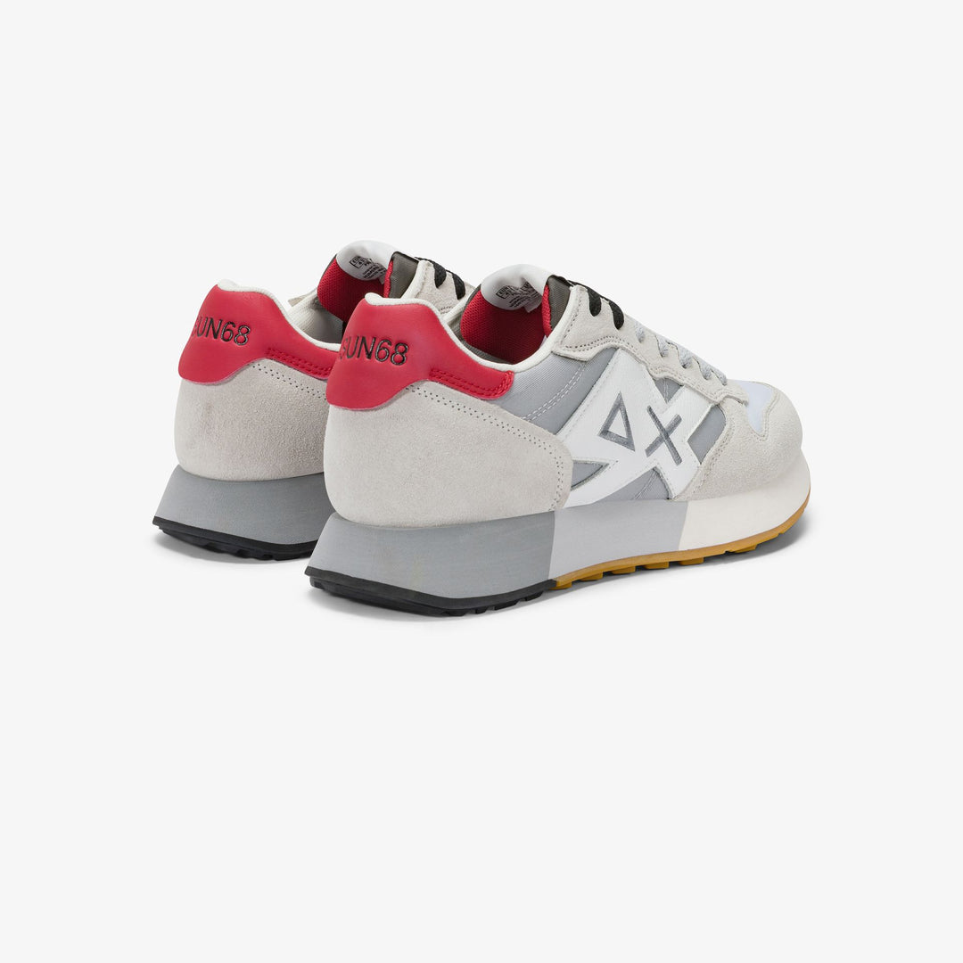 Sun68 sneakers JAKI 2.0 BICOLOR Z36116-0106 uomo BIANCO / GRIGIO CHIARO