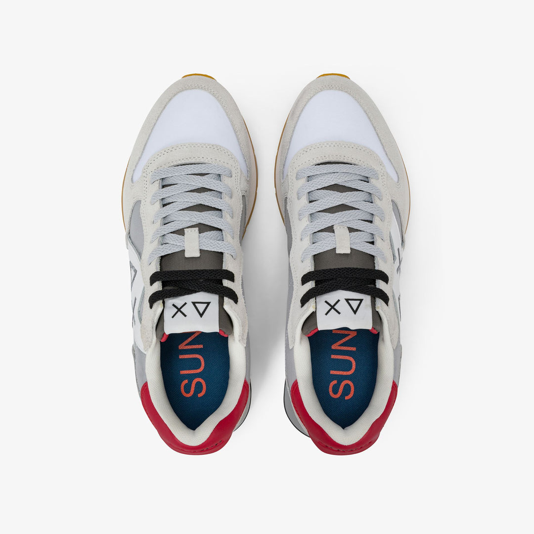 Sun68 sneakers JAKI 2.0 BICOLOR Z36116-0106 uomo BIANCO / GRIGIO CHIARO