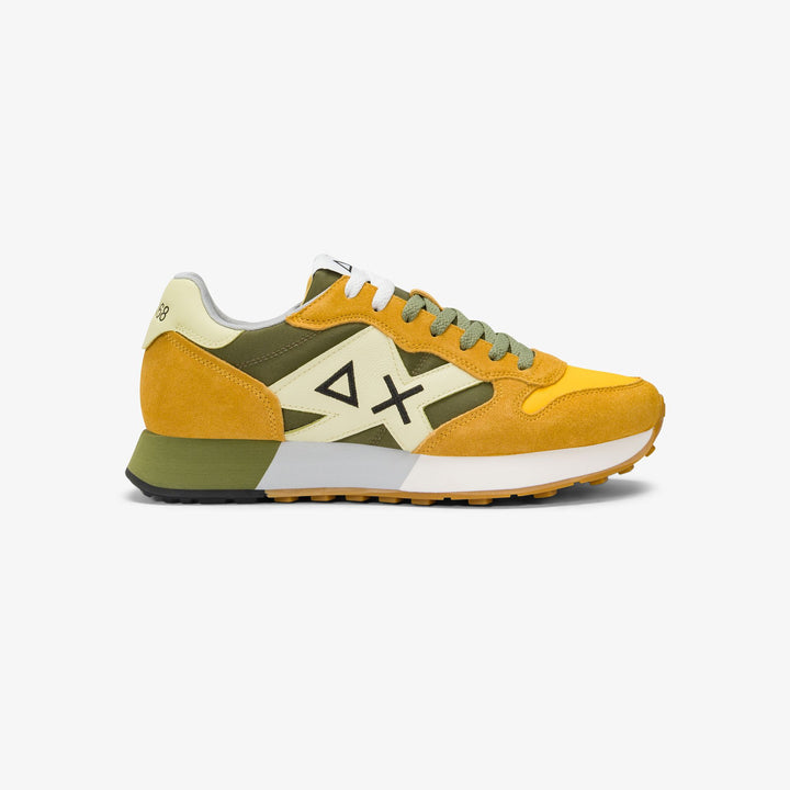 Sun68 sneakers JAKI 2.0 BICOLOR Z36116-2319 uomo GIALLO/MILITARE