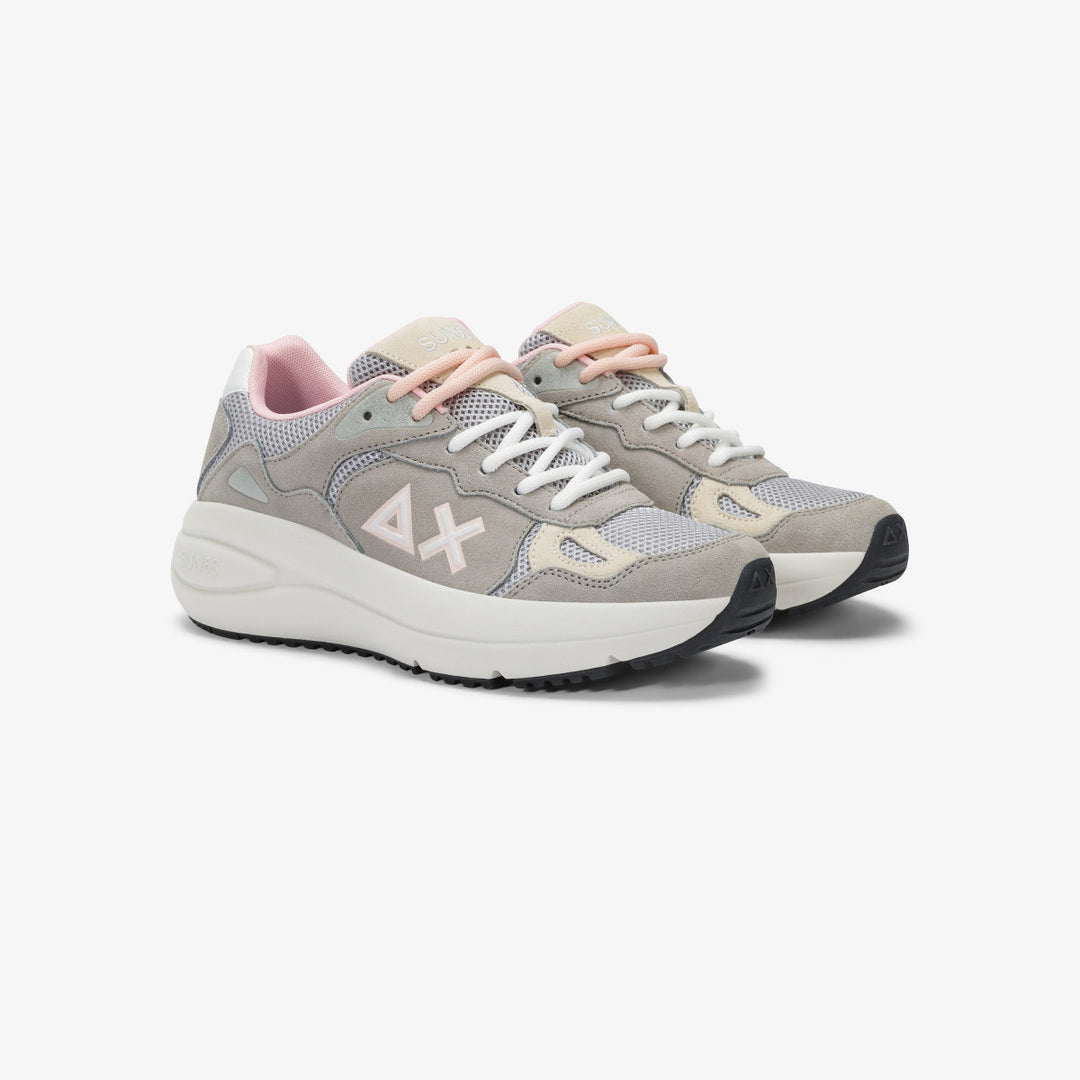 Sun68 VENUS SUEDE Z35219-06 GRIGIO CHIARO