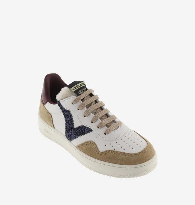 Victoria Shoes sneaker Madrid donna 1258272-beige