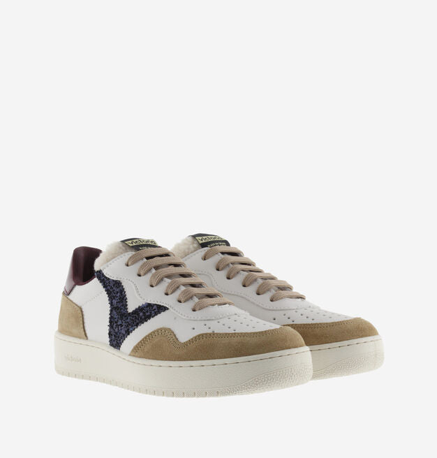 Victoria Shoes sneaker Madrid donna 1258272-beige
