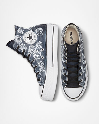 Converse Chuck Taylor All Star Lift Leather A04311C rose garden Promenade Promenade Calzature e Abbigliamento