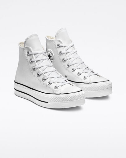 Converse Chuck Taylor All Star platform pelle 561676C white