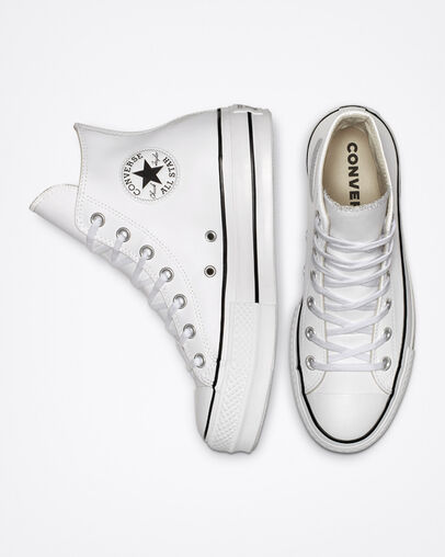 Converse Chuck Taylor All Star platform pelle 561676C white