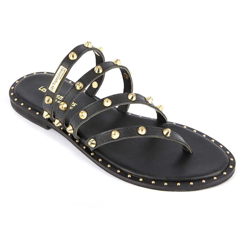 LES TROPEZIENNES DAISY-23041 nero sandalo infradito donna