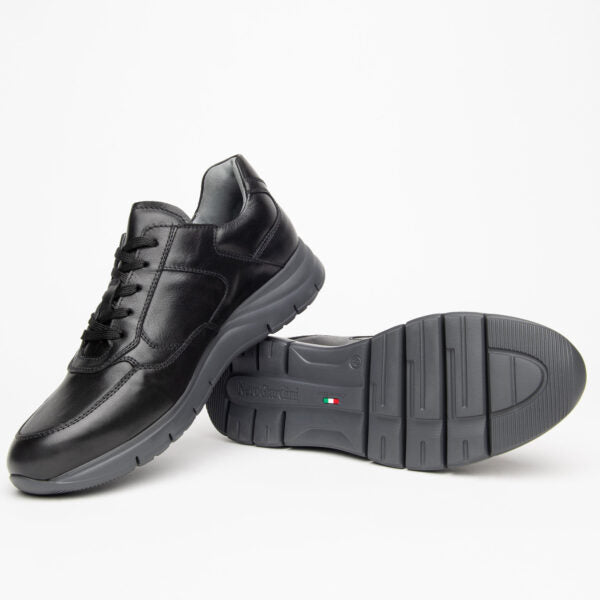 NERO GIARDINI I102153U 100 SNEAKER NERO UOMO