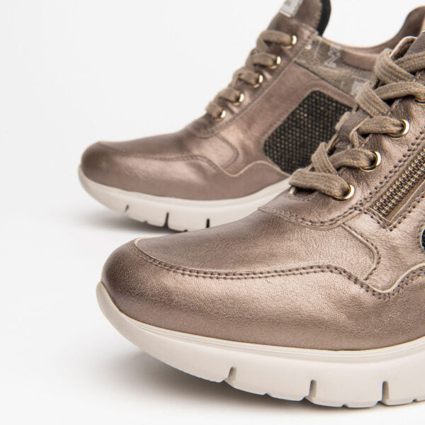 NERO GIARDINI I116880D-322 SNEAKER ZEPPA BROWN DONNA