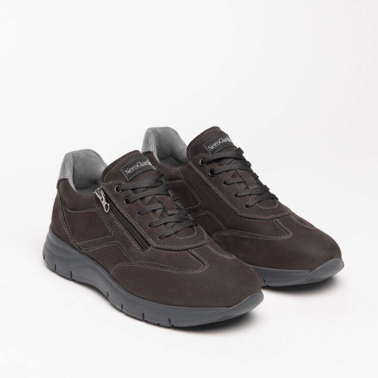 NERO GIARDINI I202501U-101 SNEAKER ANTRACITE UOMO