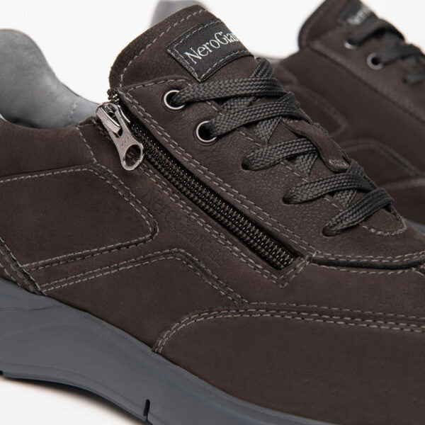NERO GIARDINI I202501U-101 SNEAKER ANTRACITE UOMO