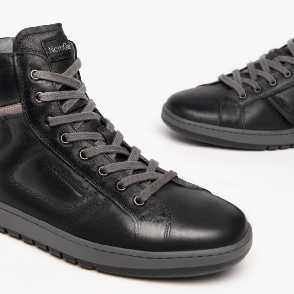 NERO GIARDINI I202550U-100 SNEAKER NERO UOMO
