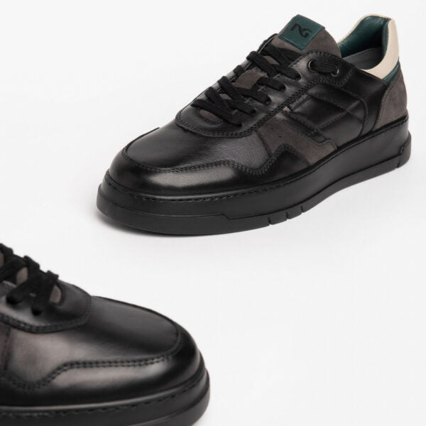 NERO GIARDINI I202591U-100 SNEAKER NERO UOMO