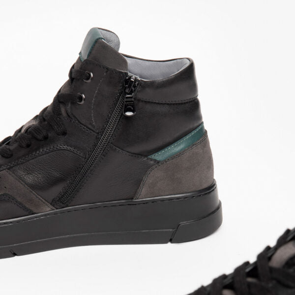 NERO GIARDINI I202592U-100 SNEAKER NERO UOMO