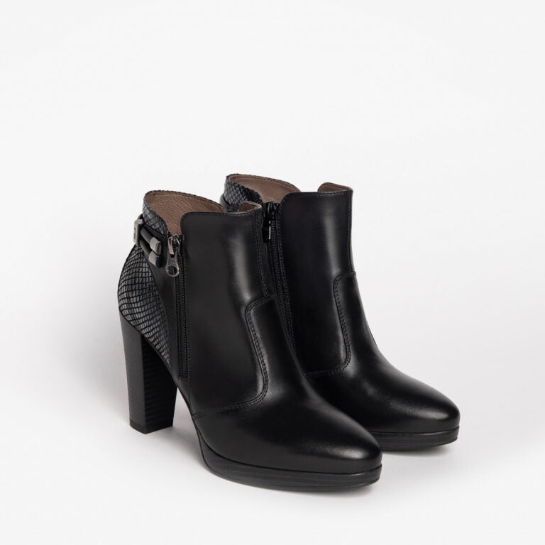 NERO GIARDINI I205041D-100 TRONCHETTO NERO DONNA