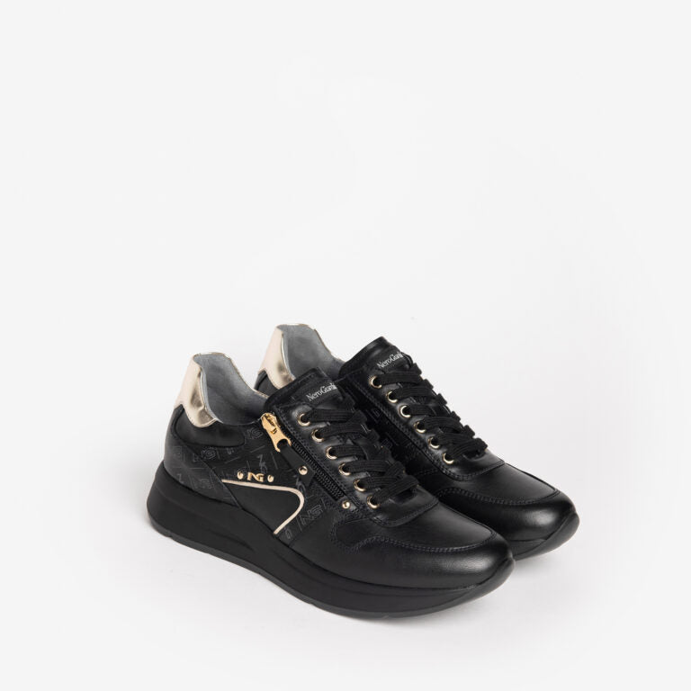 NERO GIARDINI I205220D-100 SNEAKER NERO DONNA