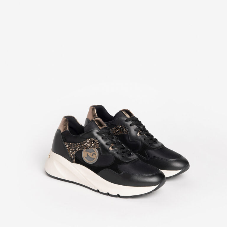NERO GIARDINI I205240D-100 SNEAKER NERO DONNA