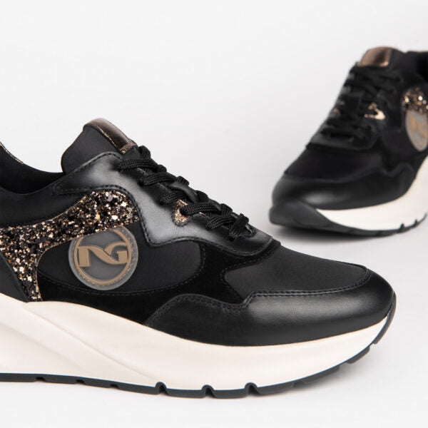 NERO GIARDINI I205240D-100 SNEAKER NERO DONNA