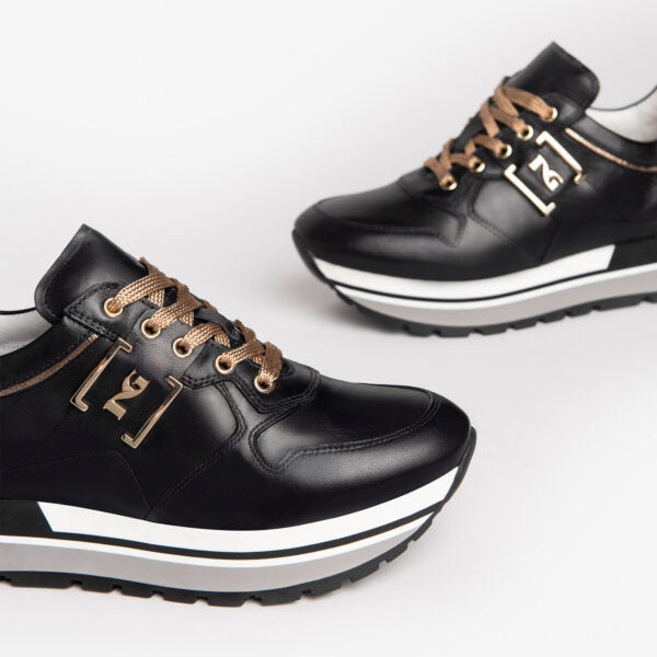 NERO GIARDINI I205292D-100 SNEAKER NERO DONNA