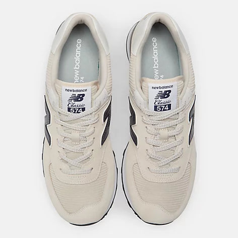 NEW BALANCE ML574-EQ2 SNEAKER 574 PANNA BLU