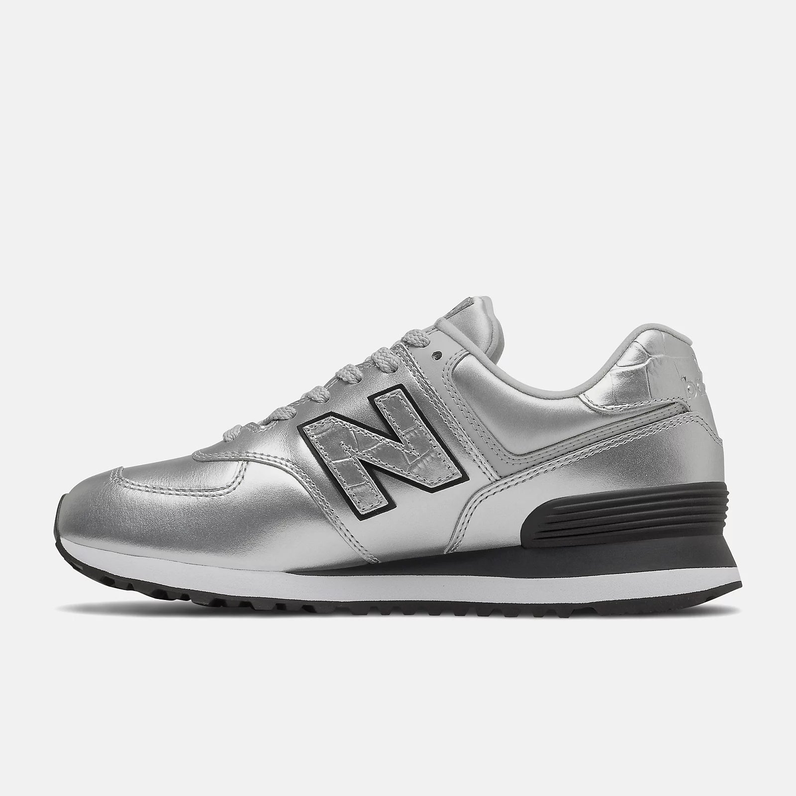 NEW BALANCE WL574 PN2 SNEAKER 574 ARGENTO Promenade Lavena Ponte