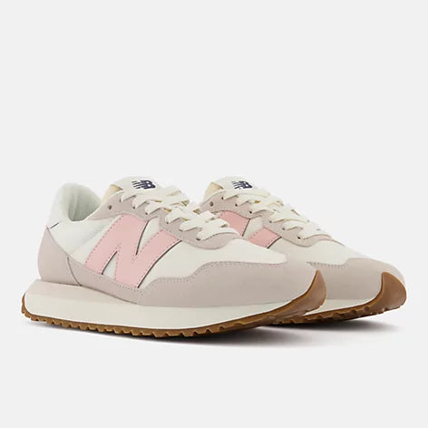 NEW BALANCE WS237-GA SNEAKER 237 BIANCO ROSA