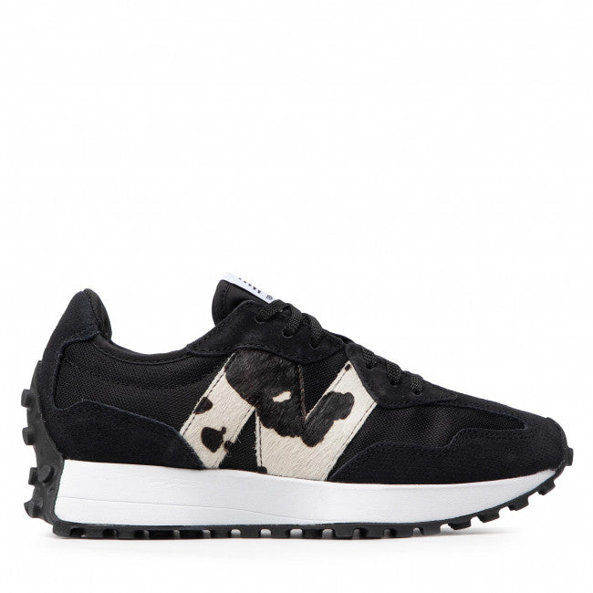 NEW BALANCE WS327-SC SNEAKER 327 NERO ZEBRATO