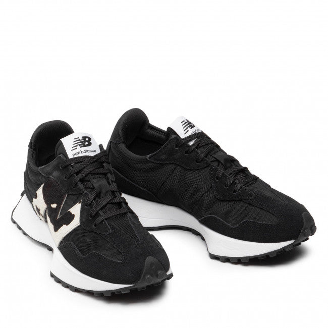 NEW BALANCE WS327-SC SNEAKER 327 NERO ZEBRATO