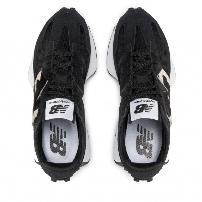 NEW BALANCE WS327-SC SNEAKER 327 NERO ZEBRATO